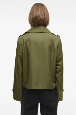 Dames jas groen