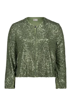 Dames jas groen