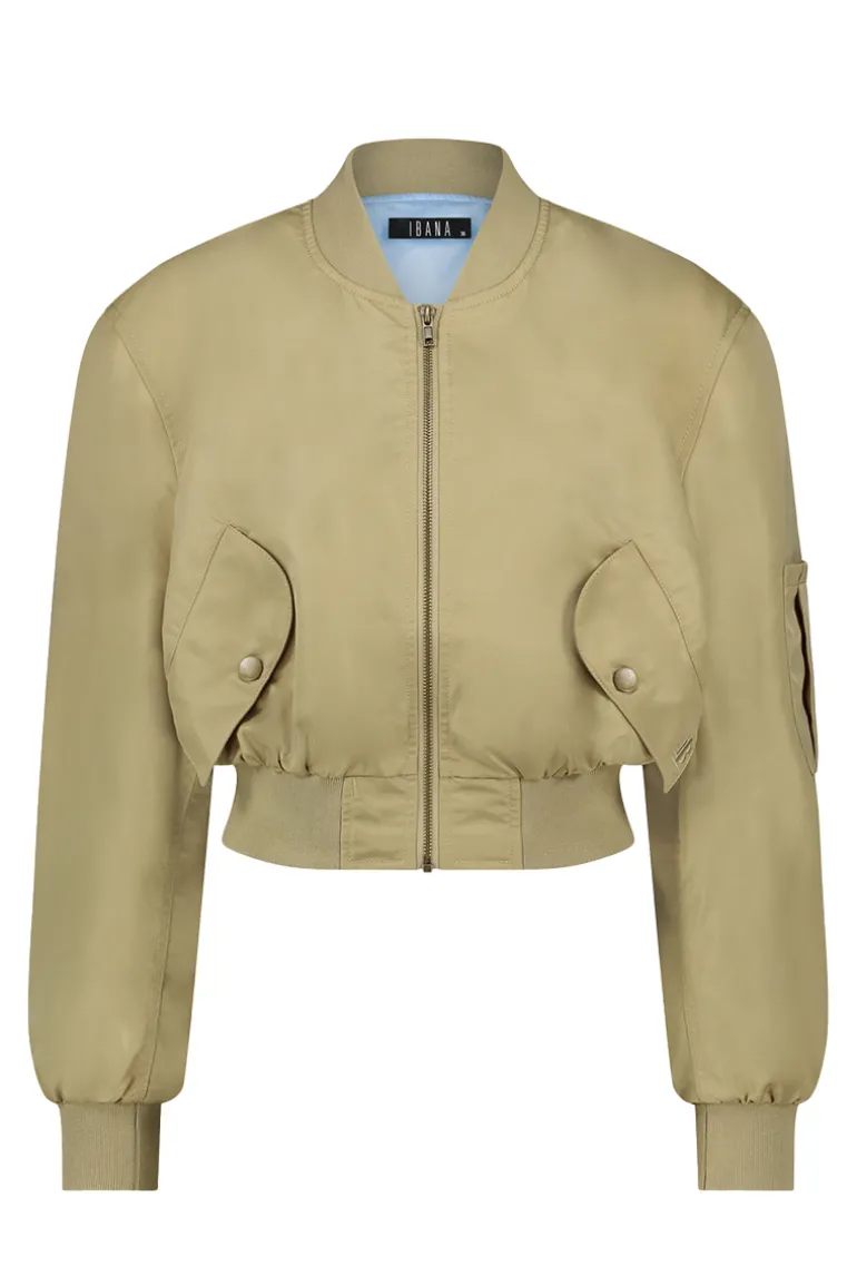 Dames jas groen