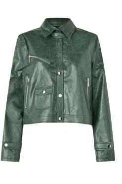 Dames jas groen