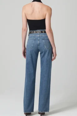 Dames jeans blauw
