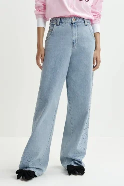 Dames jeans blauw