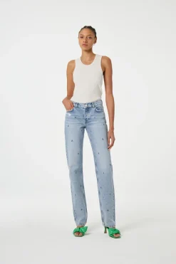 Dames jeans blauw