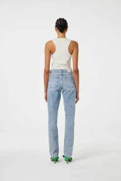 Dames jeans blauw
