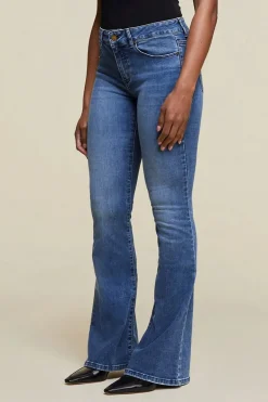 Dames jeans blauw