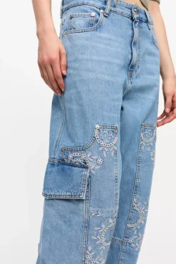 Dames jeans blauw