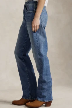 Dames jeans blauw
