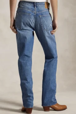 Dames jeans blauw