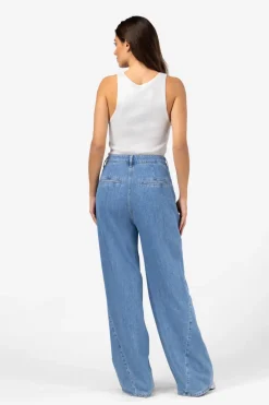 Dames jeans blauw