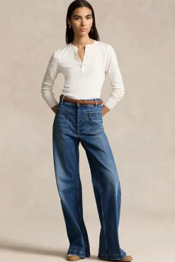 Dames jeans blauw