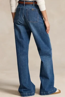 Dames jeans blauw
