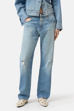Dames jeans blauw