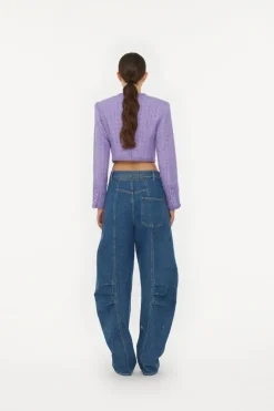 Dames jeans blauw