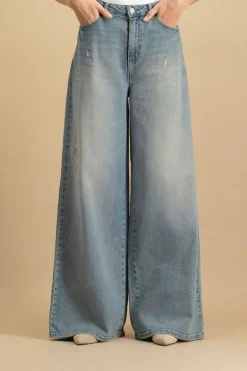 Dames jeans blauw