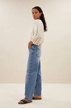 Dames jeans blauw