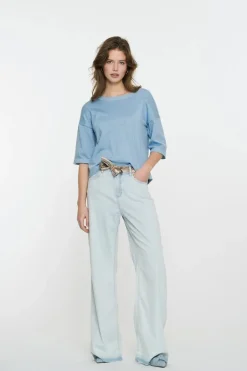 Dames jeans blauw