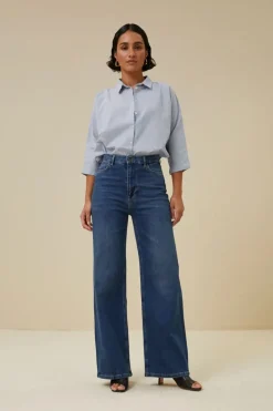 Dames jeans blauw
