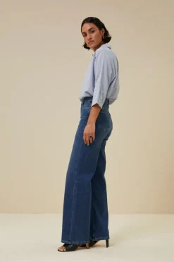 Dames jeans blauw