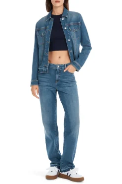 Dames jeans blauw