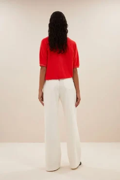 Dames jeans ecru