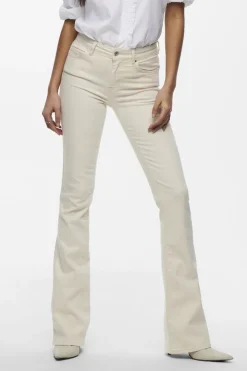 Dames jeans ecru