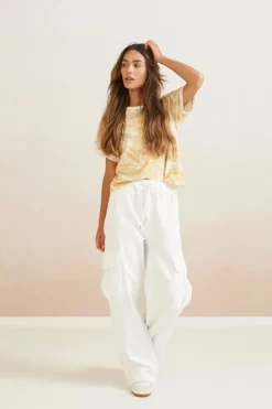 Dames jeans ecru
