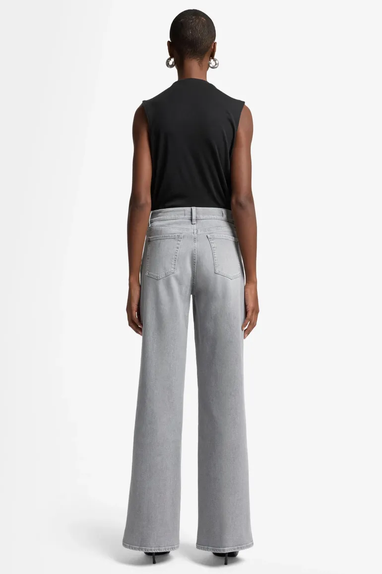 Dames jeans grijs