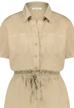 Dames jumpsuit/tuinbroek bruin