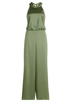 Dames jumpsuit/tuinbroek groen
