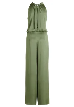 Dames jumpsuit/tuinbroek groen