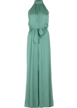 Dames jumpsuit/tuinbroek groen