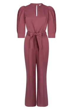 Dames jumpsuit/tuinbroek rose