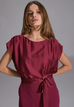 Dames jumpsuit/tuinbroek rood