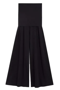 Dames jumpsuit/tuinbroek zwart