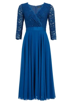 Dames jurk blauw