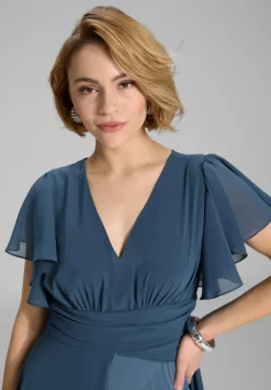 Dames jurk blauw