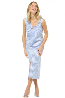Dames jurk blauw