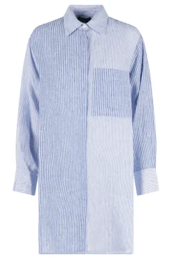 Dames jurk blauw