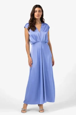 Dames jurk blauw