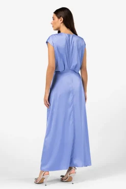 Dames jurk blauw