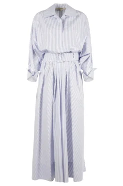 Dames jurk blauw