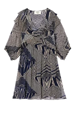Dames jurk blauw