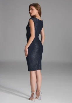 Dames jurk blauw