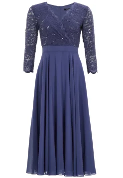 Dames jurk blauw