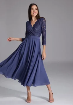 Dames jurk blauw