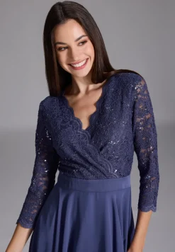 Dames jurk blauw