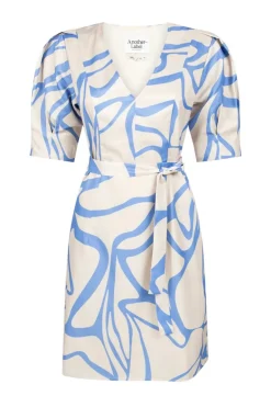 Dames jurk blauw
