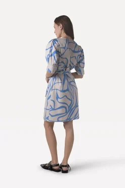 Dames jurk blauw