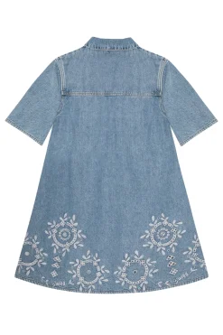 Dames jurk blauw