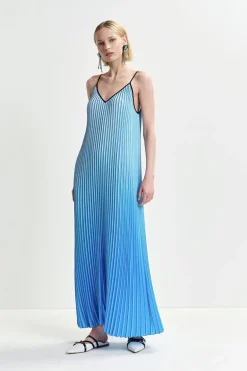 Dames jurk blauw